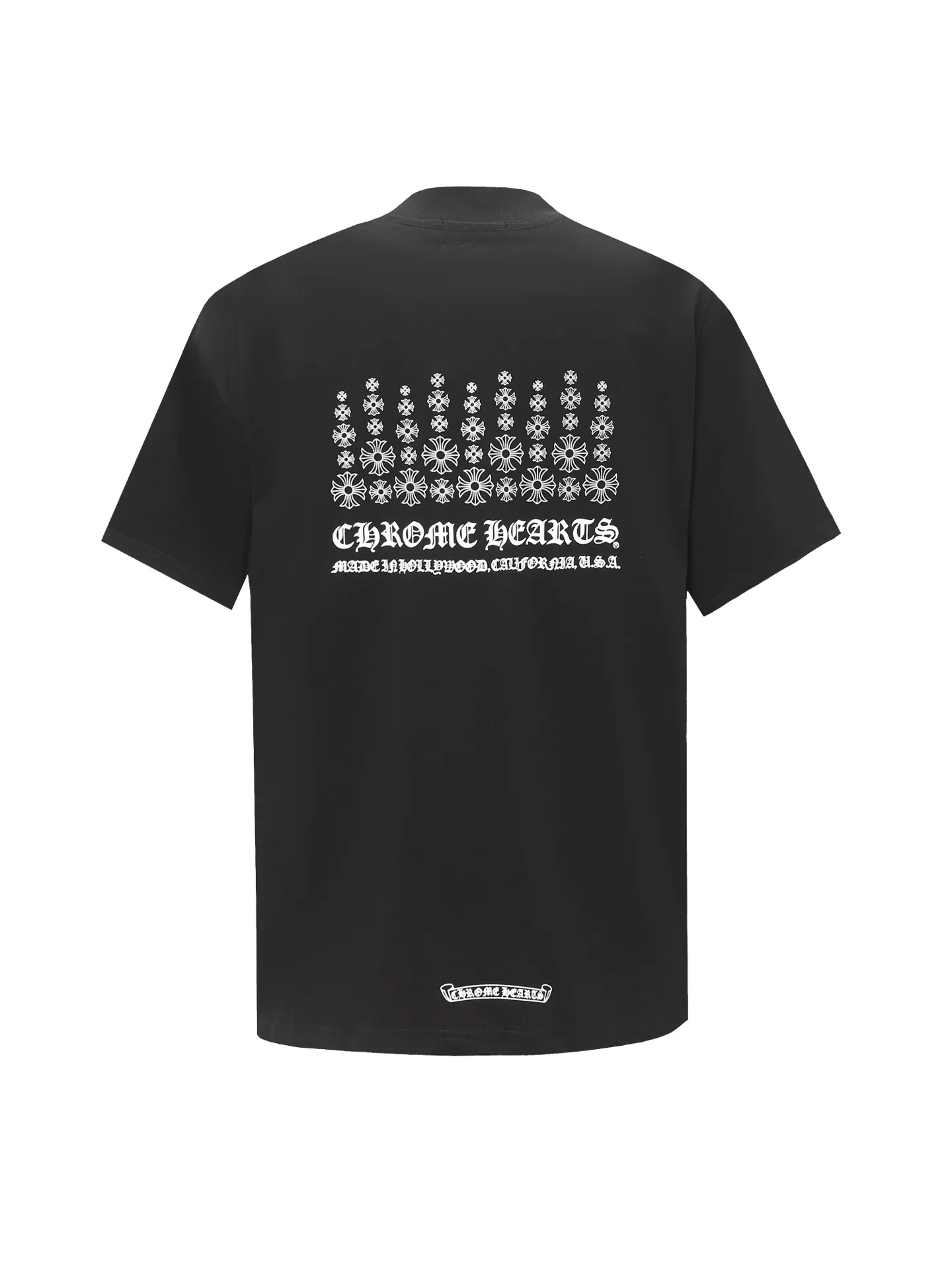 🅿️170 CHROME HEARTS/Chrome Heart CH starry cross printed short-sleeved T-shirt The fabric is made of 280g heavy combed cotton, customized with 32 count 1*1 threads. The ready-made garments are washed twice. The fabric is comfortable and skin-friendly without any strange feeling. Custom-dyed fabrics with high textile density, good drape and not easy to deform. The thick texture and compact spinning process will not affect the breathability of the fabric. The color saturation is very high. Imported digital direct-injection printing technology. A versatile and good-looking short sleeve. The loose fit covers the flesh and looks slim. Color: black, white Size: XS-L